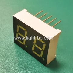 Ultra bright white 0.4inch Dual digit 7 segment led display common cathode for instrument panel