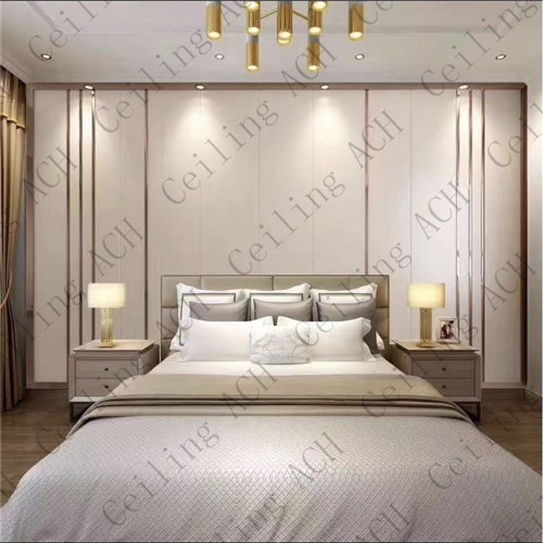 Fire Resistant Decoration Glass Wool Fabric Soundproof Acoustical Wall Panel