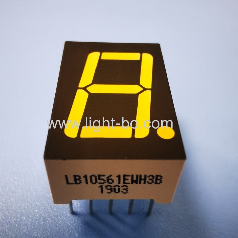 Ultra-weißen Single Digit 0.56 "7 Segment LED-Anzeige gemeinsamer Kathode für Digitalanzeige