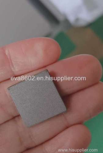 Titanium sintered porous bipolar plate electrode plate