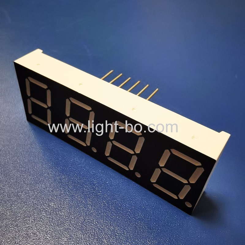 ultrahelle rote 0,56 "4-stellige 7-Segment-LED-Anzeige gemeinsame Anode für Instrumententafel-Controller