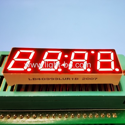 Ultra bright Red 0.39 4 Digit 7 Segment LED Display common cathode for Instrument Panel