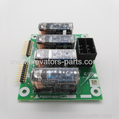 Shanghai Mitsubishi Elevator Lift Spare Parts P203701B001G01 PCB Original Relay Board