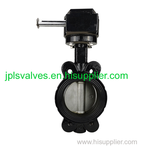 Gear operated marine wafer butterfly valves