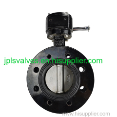 Gear Operated Ductile Iron U-type Flanged Marine Butterfly Valve