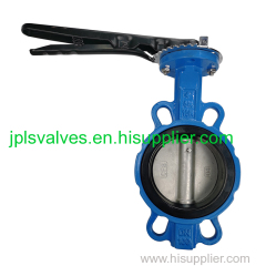 Resilient seated ductile iron wafer butterfly valves