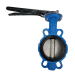 Resilient seated ductile iron wafer butterfly valves