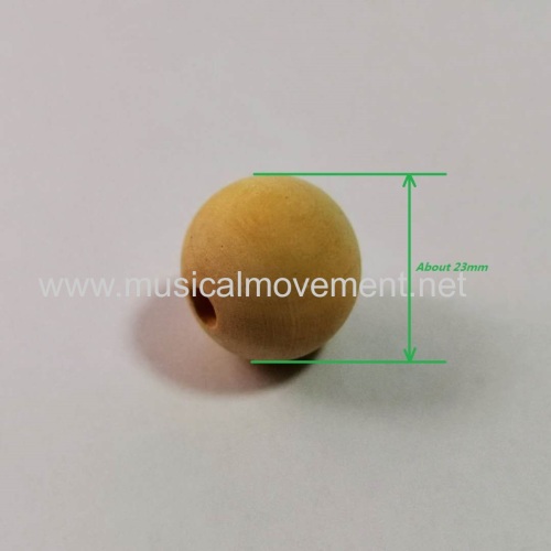 WOODEN BALL KNOB PULL STRING TOY PARTS