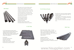 Silicon Carbide Ceramic Kiln Furniture (SiC Beam Plate Burner Nozzle Crucible Tubes) material by R-SiC N-SiC Si-SiC