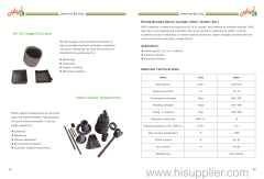 Silicon Carbide Ceramic Kiln Furniture (SiC Beam Plate Burner Nozzle Crucible Tubes) material by R-SiC N-SiC Si-SiC