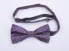 Custom pre tied bowtie bow tie set Custom Bowties wholesale Custom microfiber pre tied bowtie