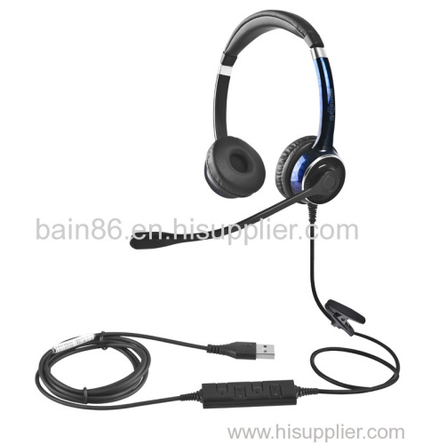 Beien USB business telephone headset for call center customer service headset game headset