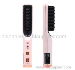 Hair straightener bangs hair straightening comb multi-stage temperature adjustment 3D comb teeth electric AE-506