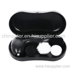 4-1 Portable Shoe Cleansing Shoes Polisher Dust Removing Brightening for Leather Care with Travel Case AE-711