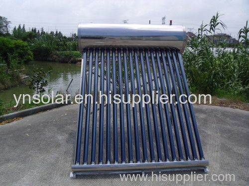 Integrated Non Pressure Stainless Steel Solar Water Heater Geyser