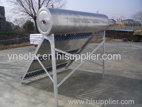 Stainless Steel SUS304 Compact Pressure Heat Pipe Solar Water Heater