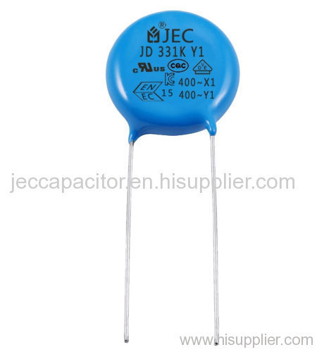 331K 400V china capacitor new safety capacitors capacitor types y1 safety capacitor For Sale