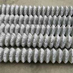 Galvanized and PVC Coated Rhombus Chain Link Fence