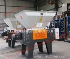 Heavy duty double Shaft Shredder Machine for waste plastic recycling