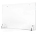 Factory supply countertop custom size clear acrylic sneeze guard plexiglass shield protector for student and office