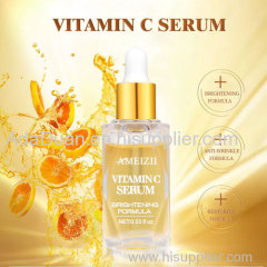 Private Label Vitamin C Serum For Face Skin Tightening Anti-Aging Serum Organic Skin Care Bottles Vit C Collagen Beauty