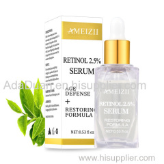 Organic Anti Aging Retinol facialSerum 2.5% Facial Hyaluronic Essence Wrinkle Removal Vitamin A Serum Skin Care