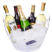 Factory price acrylic ice bucket custom transparent larger moet chandon plastic acrylic champagne ice bucket