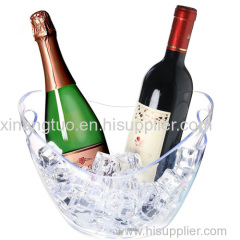 Factory price acrylic ice bucket custom transparent larger moet chandon plastic acrylic champagne ice bucket