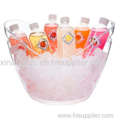 Factory price acrylic ice bucket custom transparent larger moet chandon plastic acrylic champagne ice bucket