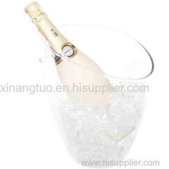 Factory price acrylic ice bucket custom transparent larger moet chandon plastic acrylic champagne ice bucket