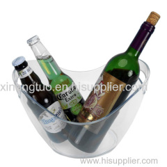 Factory price acrylic ice bucket custom transparent larger moet chandon plastic acrylic champagne ice bucket