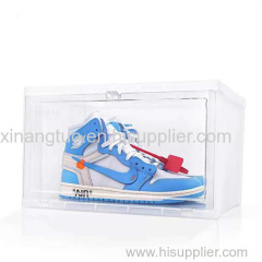 High quality custom clear high quality luxury acrylic transparent shoe storage box