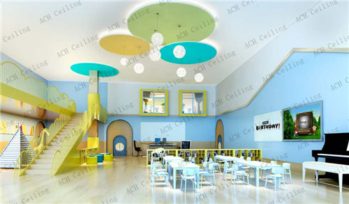High Performance Acoustic Sound Absorbing Fiber Glass Ceiling