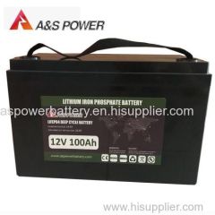 12V 100Ah RV Marine Golf Car Battery Lifepo4 Battery 12v 100ah 12v 100ah Deep Cycle Battery For Sale