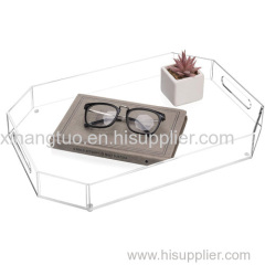 Wholesale high quality custom transparent acrylic tray serving