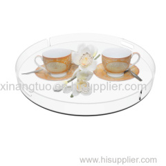 Wholesale high quality custom transparent acrylic tray serving