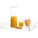 Wholesale high quality custom transparent acrylic tray serving