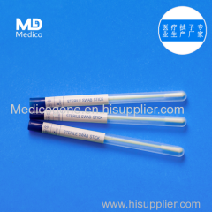 Hot sell medical use sterile transport swab stick with tube