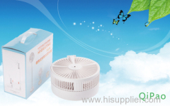 USB Rechargeable Electronic Desk Fan with Folding Fanction