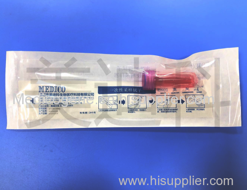 Virus sampling tube for Covid-19 test