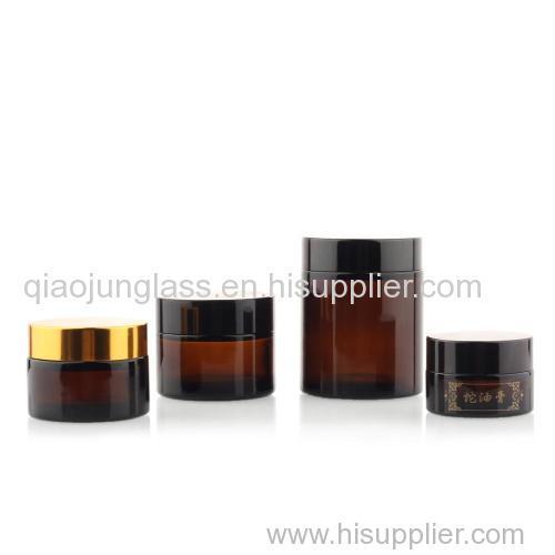 Latest New Design Transparent Blue Facial Face Cream Bottle