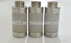 Pure titanium sponge sintered porous filter tube/rod/cartridge/cylinder