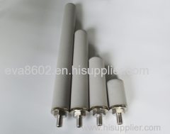 Pure titanium sponge sintered porous filter tube/rod/cartridge/cylinder