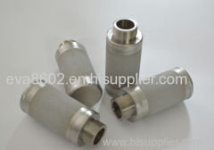 Bubble diffuser and sparger stainless steel 316L powder sintered porous candle filter
