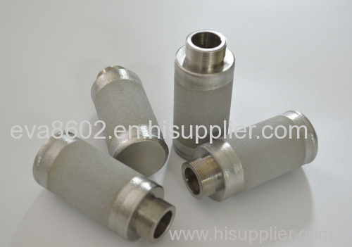 Stainless Steel powder sintered porous filter cartridge / gas sparger / bubbble diffuser