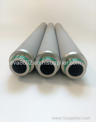 Water treatment aerator gas diffuser and sparger metal sintered porous filter pipe