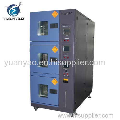 Three Zones Constant Temperature Humidity Environmental Tester Chamber