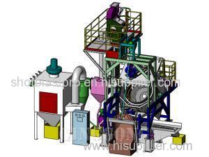 BARREL TYPE SHOT BLASTING MACHINE