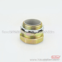 LIQUID TIGHT ZINC PLATED STEEL STRAIGHT CONNECTOR