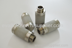 Water treatment aerator gas diffuser and sparger metal sintered porous filter pipe